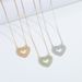 Women's Jewelry Multi Layer Full Zirconium Heart Shaped Pendant Clavicle Chain Personality Sweet Lady Necklace_ipsvogv.com