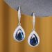 Cao Shi Luxury Blue Tansan Zircon Eardrops Earrings And Accessories_ipsvogv.com