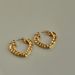 Women’s Jewelry Set FashionNiche INS Retro Titanium Steel Love Embossed Earrings_ipsvogv.com