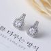Elegant Square Titanium Steel Inlay Zircon Earrings Necklace_ipsvogv.com