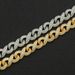 Men's creative new product full diamond 8-shaped Cuba necklace Fried Dough Twists knot personality hip-hop collar chain_ipsvogv.com