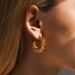 Genuine Gold Electroplated Spring Winding Design Personalized Ear Buckle Braiding Craft Inlaid Zircon Exquisite Trendy_ipsvogv.com