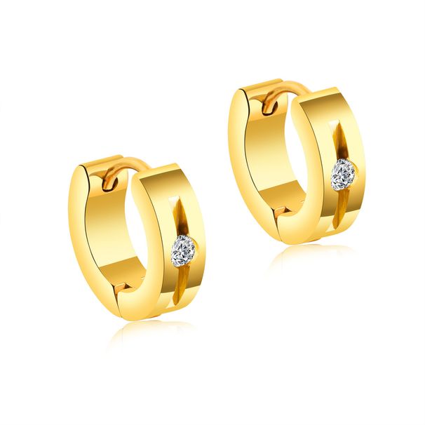 Men's Jewelry Fashion Simple Personality Trend Black Earrings Hip Hop All Match Titanium Steel Trend Men And Women Earrings_ipsvogv.com