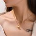 Splicing Elephant Geometry Featured Toy 3D Pendant Necklace Versatile And Minimalist Collar Chain_ipsvogv.com