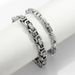 Women's Jewelry Stainless Steel Fashion Trend Retro Byzantine Chain Black Plated Polished Hip Hop Square Titanium Steel Men's Trend Bracelet_ipsvogv.com