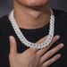 Men's Jewelry High Quality Necklace 18mm Bubble Chain Men's Necklace Hip Hop Trend Street Jewelry Necklace_ipsvogv.com