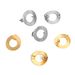 Stainless Steel 18mm Circular With Hanging Earrings, Anti Allergic DIY Handmade Vacuum Plated Earring Accessories_ipsvogv.com