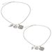 Best Friends Compass Pendant Necklace Valentine's Day Gift Couple Set Jewelry Set, 2 Pack_ipsvogv.com