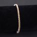 Small Fresh Champagne Moissanite Bracelet S925 Sterling Silver Gold Plated Tennis Chain 3/4/5mm Hip Hop Color Bracelet_ipsvogv.com