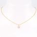 S Pure Silver Fashionable Temperament Simple And Trendy Single Zirconium Necklace Casual Cool Style Collarbone Chain_ipsvogv.com