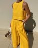 Daily Street Women's Simple Style Solid Color Polyester Pants Sets Pants Sets_ipsvogv.com