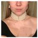 Pearl Short Multi layered Collar Women's Necklace Set Jewelry 6800_ipsvogv.com