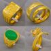 Vietnamese Sand Gold Plated Trendy Men's Live Ring 999 Color Long Lasting Jewelry_ipsvogv.com