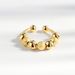 Personalized Fashionable Hand For Men And Women, Anxiety Matte Transfer Bead Ring, Opening Jewelry_ipsvogv.com