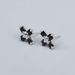 Needle Cross, Zircon Earrings, Male Ins, Ruffian, Handsome Earrings, Male Cold and Elegant Style, High Grade, Super Flash, Explosive Flash_ipsvogv.com