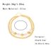 Jewelry Fashion Trend Alloy Thick Chain Double Layer Round Cake Necklace Personality Clavicle Chain_ipsvogv.com