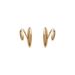 Women's Jewelry Small Design Double Leaf Earrings Simple Temperament Cold Style Earrings Fashionable High End Sense All Match Earrings_ipsvogv.com
