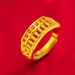 Men's Vietnam Sand Abacus Ring Opening Brass Gold Plated Jewelry_ipsvogv.com
