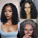 Short Curly Deep Wave Human Hair Bob Wig 2x6 Lace Closure Human Hair Wigs For Women Deep Wave 2x6 Lace Closure Wig_ipsvogv.com