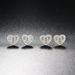 Women’s Jewelry Set Fashion heart shaped zircon necklace hip hop thread earrings for women color separated gold plated engagement jewelry set_ipsvogv.com