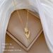 【 】 Rose Light Luxury Charm Gorgeous Full Diamond Necklace Women's Versatile Clavicle Titanium Steel Chain_ipsvogv.com
