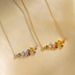 Necklace Female Internet Celebrity Sparkling Colorful Zircon Light Luxury Necklace Candy Color Versatile Collarbone_ipsvogv.com