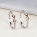 S925 Sterling Silver Ring Female Summer High Grade Retro Infinite Loop 8 Shaped Diamond Bow Two Color Ring_ipsvogv.com