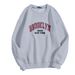 Women's Clothing 2024 autumn new round neck long sleeve letter women's casual outer wear plus velvet large size sweater tops women _ipsvogv.com