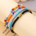 Bohemian Style Mixed Color Beaded Rice Bead Bracelet Anklet Bohemian Style Multi Layered Rice Bead Bracelet_ipsvogv.com