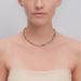 Small Niche Accessory Design, Simple Gold Silver Contrasting Classic Instagram Necklace, Fashionable And Versatile_ipsvogv.com
