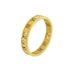 Women's Jewelry Titanium Steel Anti Fading Ring Female Roman Four Diamond Stainless Steel Couple Ring Gold Tide Ring_ipsvogv.com