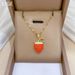 Fruit 【 】 Strawberry Light Luxury Charm Gorgeous Full Diamond Necklace Women's Versatile Clavicle Titanium Steel Chain 【 】_ipsvogv.com