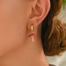 Ms. Feng's Drip Oil Internet Celebrity Mushroom Inlaid Hip Hop Design Earrings, Pendants And Earrings_ipsvogv.com