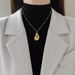 【 Full Body Titanium Steel 】 Irregular Design, Temperament, Personality, Extremely Simple, In Furnace Real Gold Female_ipsvogv.com