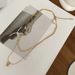 Gold Plated Double-layer Necklace, Round Bead Titanium Steel, Non Fading Collarbone Chain, Ins, Cool Style, High-end_ipsvogv.com
