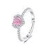 New Hot Selling Colorful Love Ring Female Classic Fashion Zircon Full Diamond Open Ring_ipsvogv.com