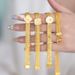 Small Braided Little Prince Dial Gold Plated Design Rose Wide Bracelet_ipsvogv.com