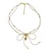 2024 New Japanese Korean Niche Fashion Design, High-end And Sweet Neck Collarbone Chain, Pearl Bow Necklace, Female_ipsvogv.com