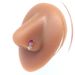 Gaibei European and American cross-border heart-shaped nose nail ear bone nail three-piece heart stud earrings stainless steel nose ring body piercing_ipsvogv.com