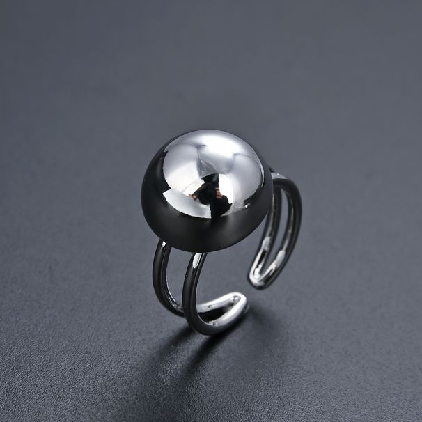 New Version Of The Ins Style Simple Personality Ball Ring Opening Adjustable Unisex Hand Jewelry Net Celebrity Ring_ipsvogv.com