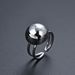 New Version Of The Ins Style Simple Personality Ball Ring Opening Adjustable Unisex Hand Jewelry Net Celebrity Ring_ipsvogv.com