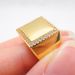 Light Luxury Fashion Hand Decoration Geometric Square Smooth For Men With Gold Plated Micro Set Zircon Stone_ipsvogv.com