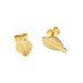 Stainless Steel Earring Accessories, DIY Handmade Leaf With Circular Bead Earrings, Vacuum Gold-plated Earrings_ipsvogv.com