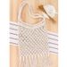 New Hollowed Out Handmade Woven Bag, Grid Tassel Single Shoulder Beach Bag, Trendy Women's Forest Woven Bag_ipsvogv.com