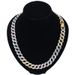 Men's Jewelry Personalized Color Matching Punk Style Necklace Hip Hop Color Matching Cuban Chain Men And Women Necklace Hip Hop Jewelry_ipsvogv.com