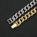 Hip hop cool full diamond leaf Cuban necklace for men and women trendsetters wearing punk motorcycle accessories chain_ipsvogv.com