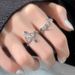 Sacred Full Diamond Niche Contract Design Zircon Metal Wind Cross Trendy Cool Neutral Finger Ring For Women_ipsvogv.com