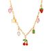 Women's Jewelry Necklace Female Stainless Steel Personality Multi Element Cherry High Grade Titanium Steel Clavicle Chain_ipsvogv.com