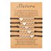 New Titanium Steel Love Stainless Steel Bracelet Chain Hand Woven Adjustable Couple Bracelet_ipsvogv.com