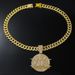 English letters KINGS full diamond pendant hip-hop Cuban chain accessory_ipsvogv.com